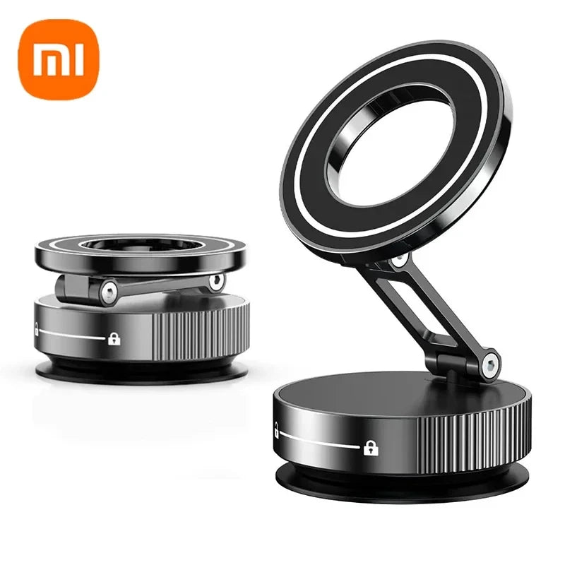 Soporte magnético plegable de doble cara para teléfono, cinta de correr para gimnasio Magsafe, soporte plegable Universal para coche, soporte magnético para teléfono inteligente