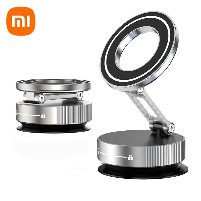Soporte magnético plegable de doble cara para teléfono, cinta de correr para gimnasio Magsafe, soporte plegable Universal para coche, soporte magnético para teléfono inteligente
